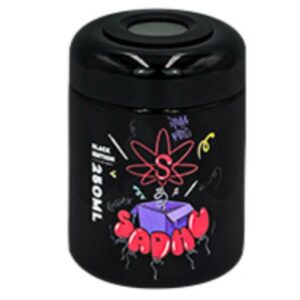 POTE HERMETICO UV C/VISOR SADHU BLACK EDITION 250ML - Imagem 1